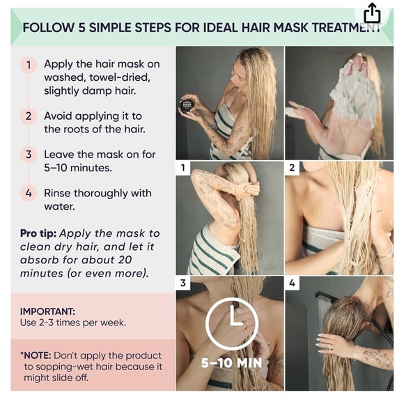 Moerie Ultimate Hair Growth & Repair Mask NIB! Supplement to Thicker Fuller Hair - Picture 6 of 8